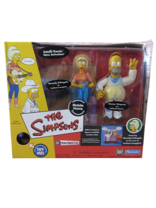 Playmates Other - Playmates The Simpsons Interactive Mobile Home with Homer & Lurleen